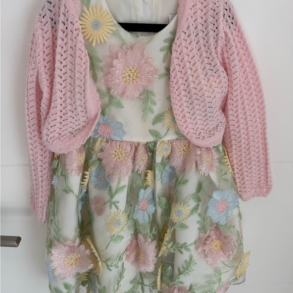 Floral Embroidered Dress - Picture 3 of 5